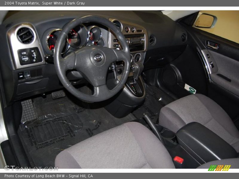Super White / Dark Gray 2004 Toyota Matrix