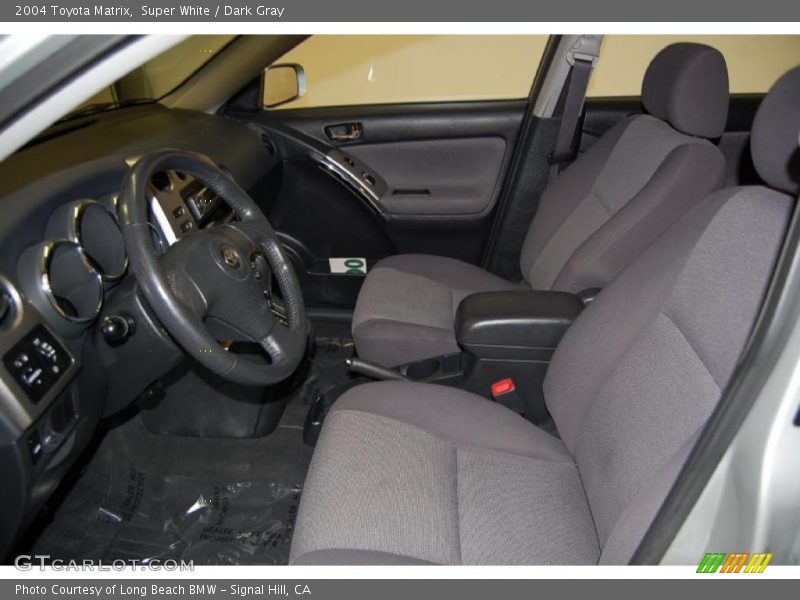 Super White / Dark Gray 2004 Toyota Matrix