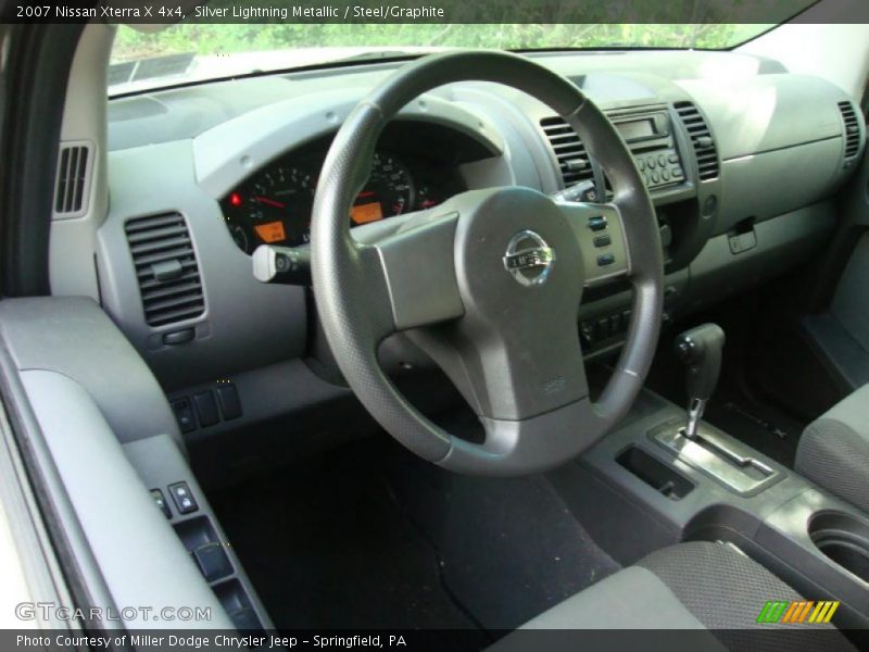 Silver Lightning Metallic / Steel/Graphite 2007 Nissan Xterra X 4x4