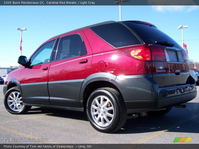 Cardinal Red Metallic / Light Gray 2005 Buick Rendezvous CX