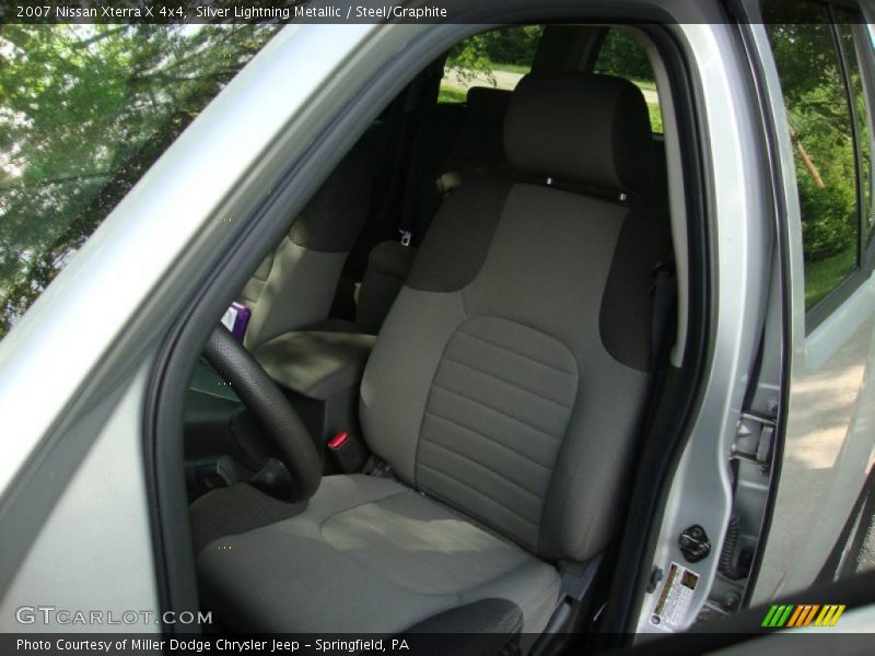 Silver Lightning Metallic / Steel/Graphite 2007 Nissan Xterra X 4x4