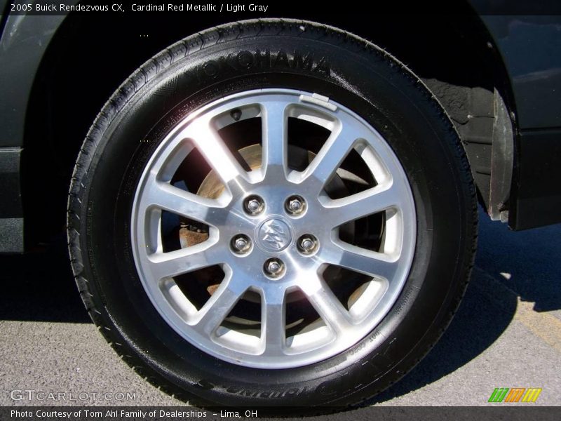 Cardinal Red Metallic / Light Gray 2005 Buick Rendezvous CX