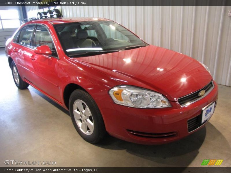Precision Red / Gray 2008 Chevrolet Impala LT