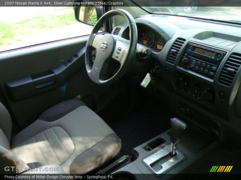 Silver Lightning Metallic / Steel/Graphite 2007 Nissan Xterra X 4x4