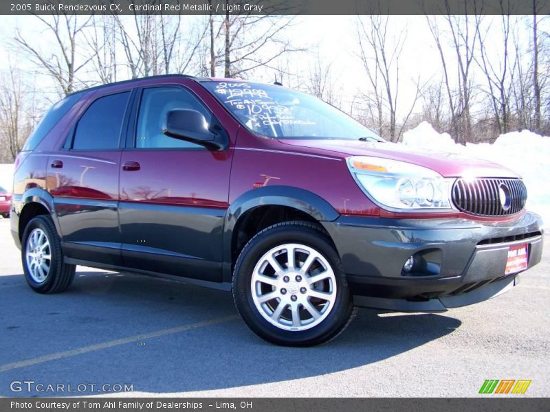 Cardinal Red Metallic / Light Gray 2005 Buick Rendezvous CX