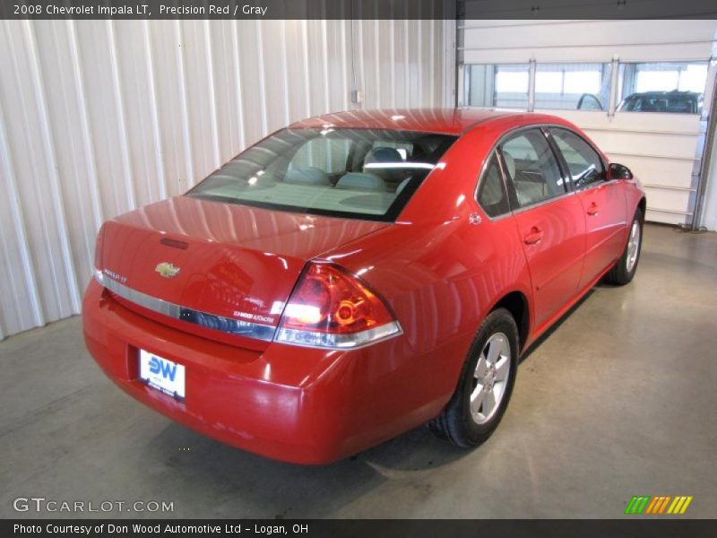 Precision Red / Gray 2008 Chevrolet Impala LT