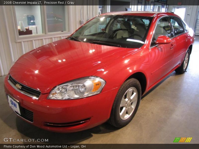 Precision Red / Gray 2008 Chevrolet Impala LT