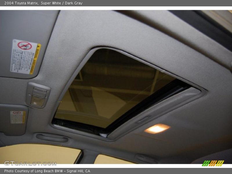 Super White / Dark Gray 2004 Toyota Matrix