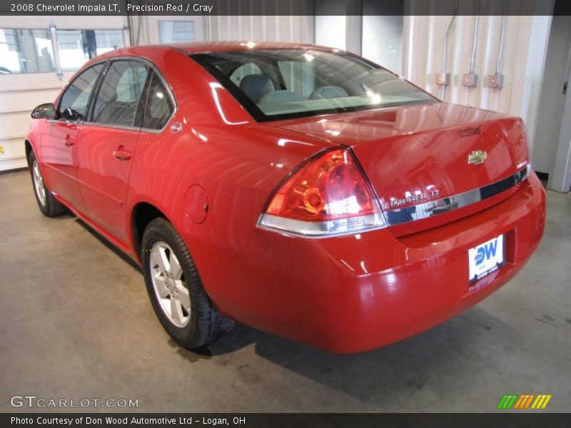 Precision Red / Gray 2008 Chevrolet Impala LT