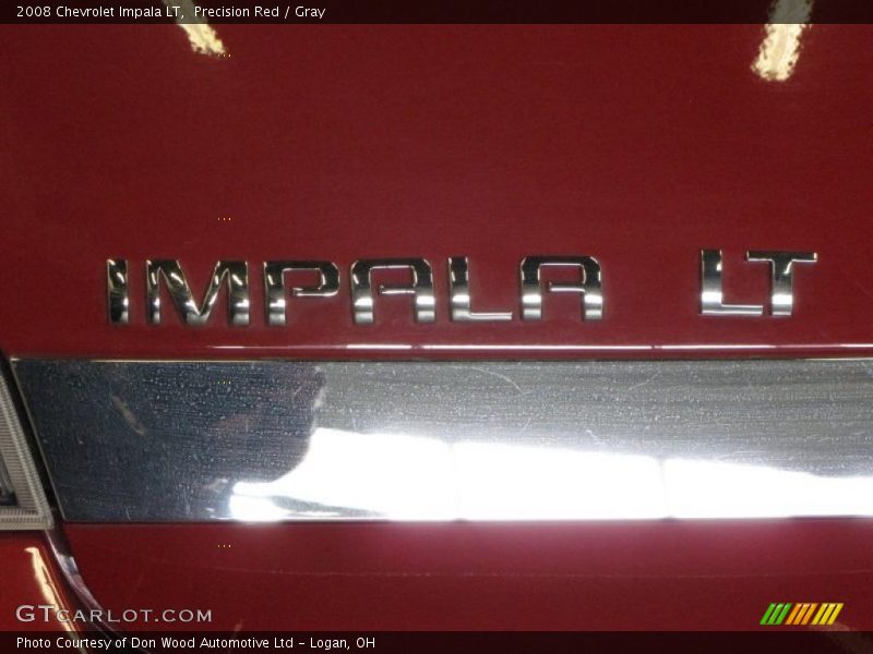 Precision Red / Gray 2008 Chevrolet Impala LT