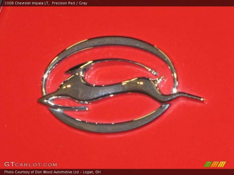 Precision Red / Gray 2008 Chevrolet Impala LT