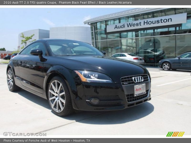 Phantom Black Pearl Effect / Black Leather/Alcantara 2010 Audi TT 2.0 TFSI quattro Coupe