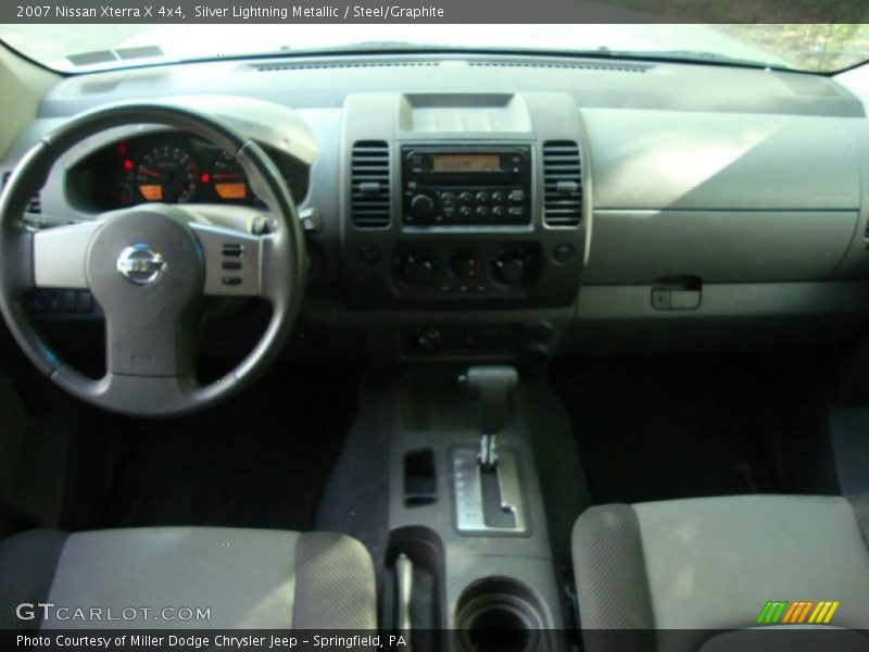 Silver Lightning Metallic / Steel/Graphite 2007 Nissan Xterra X 4x4