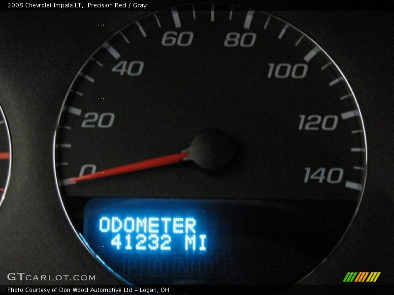 Precision Red / Gray 2008 Chevrolet Impala LT