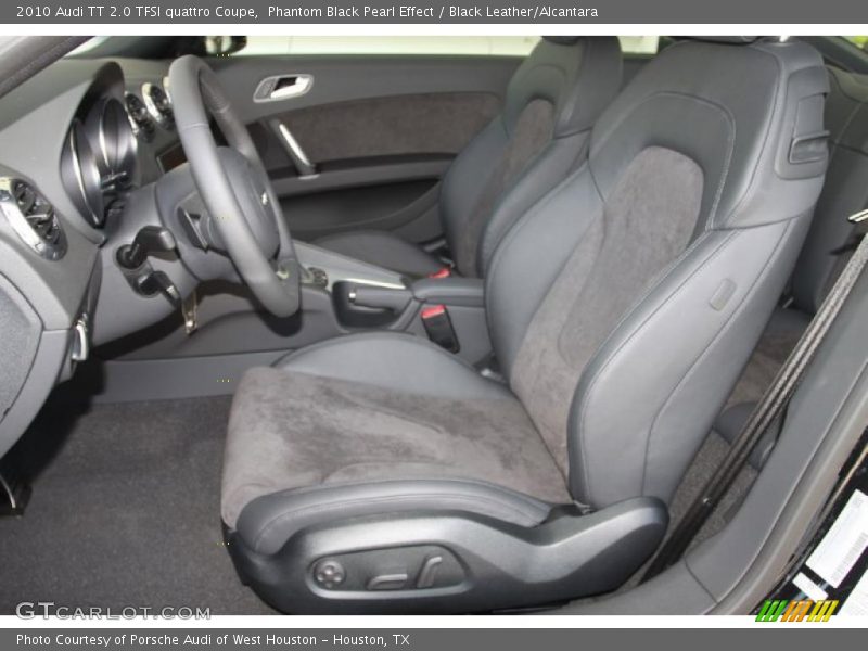 Phantom Black Pearl Effect / Black Leather/Alcantara 2010 Audi TT 2.0 TFSI quattro Coupe
