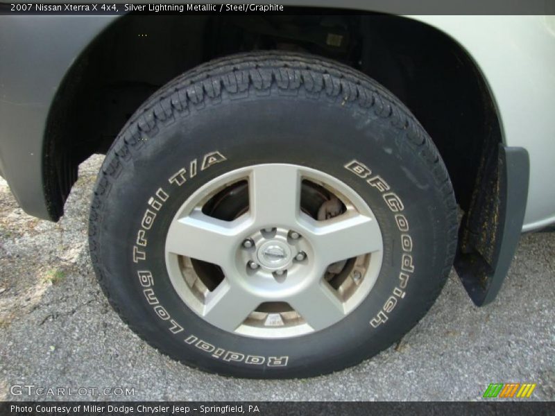 Silver Lightning Metallic / Steel/Graphite 2007 Nissan Xterra X 4x4
