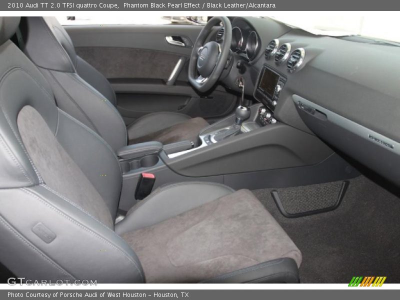 Phantom Black Pearl Effect / Black Leather/Alcantara 2010 Audi TT 2.0 TFSI quattro Coupe