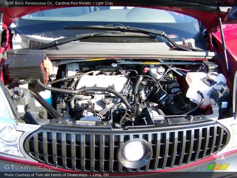Cardinal Red Metallic / Light Gray 2005 Buick Rendezvous CX