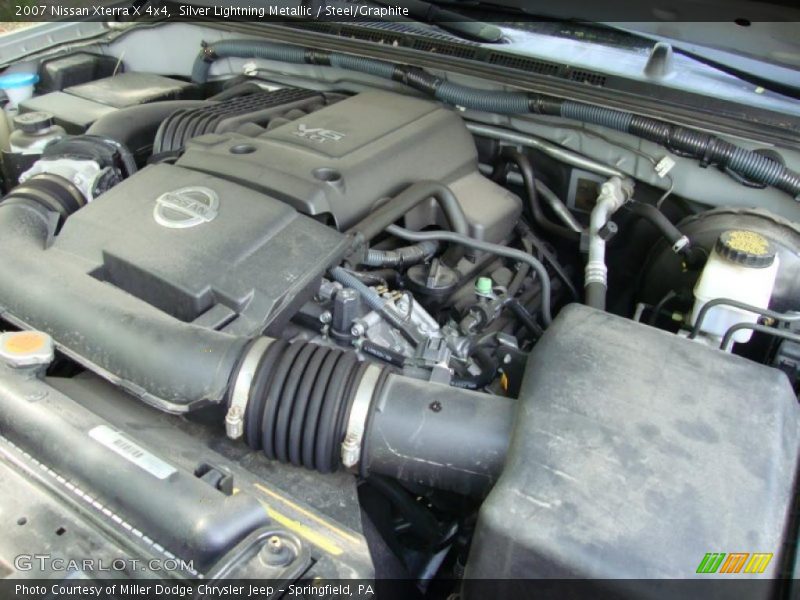 Silver Lightning Metallic / Steel/Graphite 2007 Nissan Xterra X 4x4