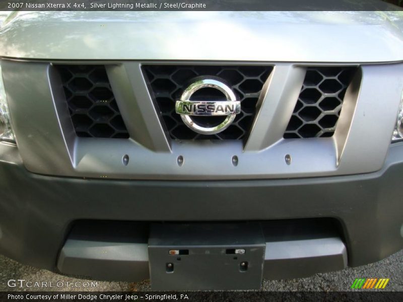 Silver Lightning Metallic / Steel/Graphite 2007 Nissan Xterra X 4x4