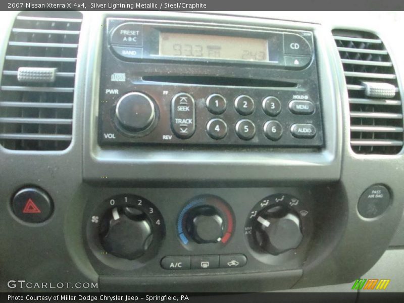 Silver Lightning Metallic / Steel/Graphite 2007 Nissan Xterra X 4x4