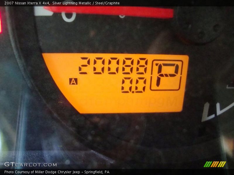 Silver Lightning Metallic / Steel/Graphite 2007 Nissan Xterra X 4x4