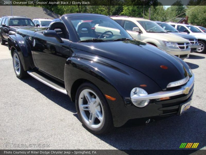 Smokin' Asphalt Black / Ebony Black 2005 Chevrolet SSR