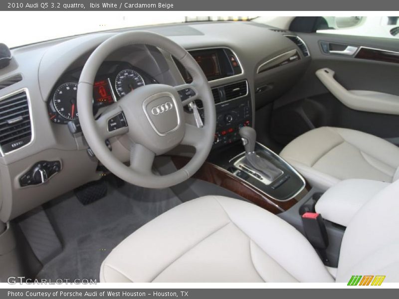Ibis White / Cardamom Beige 2010 Audi Q5 3.2 quattro