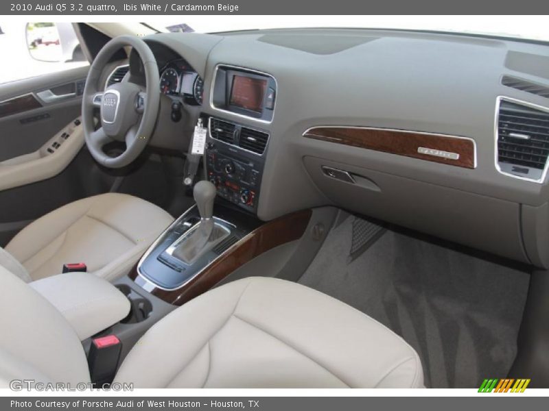 Ibis White / Cardamom Beige 2010 Audi Q5 3.2 quattro
