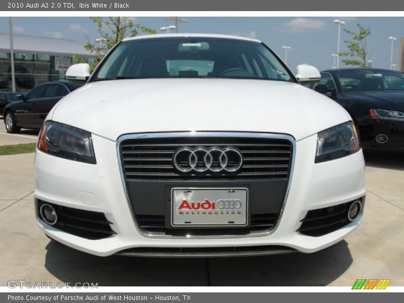 Ibis White / Black 2010 Audi A3 2.0 TDI