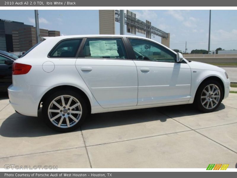 Ibis White / Black 2010 Audi A3 2.0 TDI