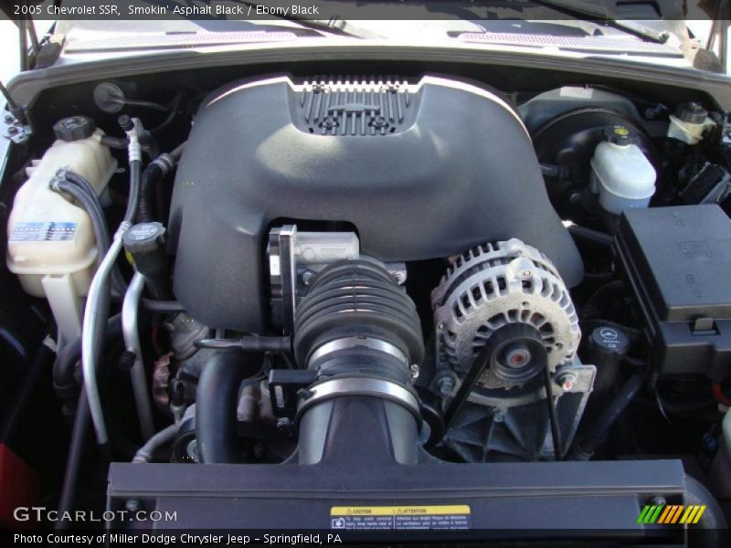 Smokin' Asphalt Black / Ebony Black 2005 Chevrolet SSR