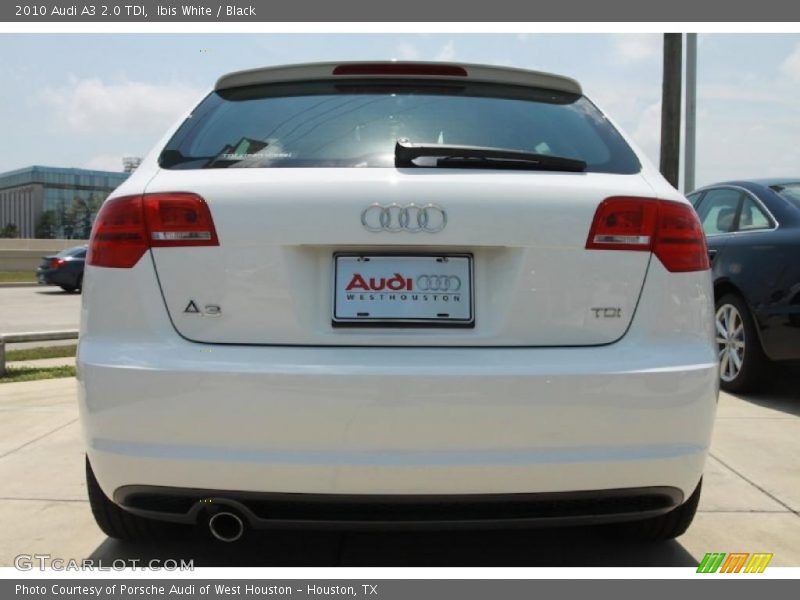 Ibis White / Black 2010 Audi A3 2.0 TDI