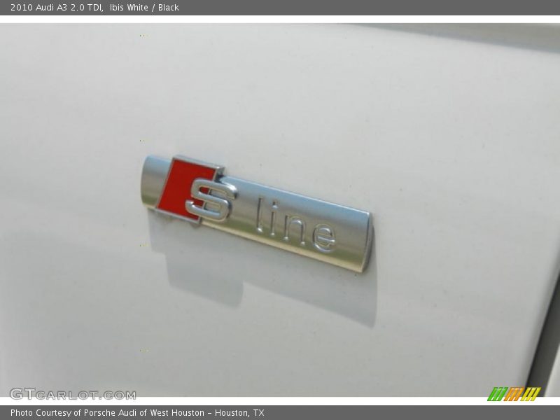 Ibis White / Black 2010 Audi A3 2.0 TDI