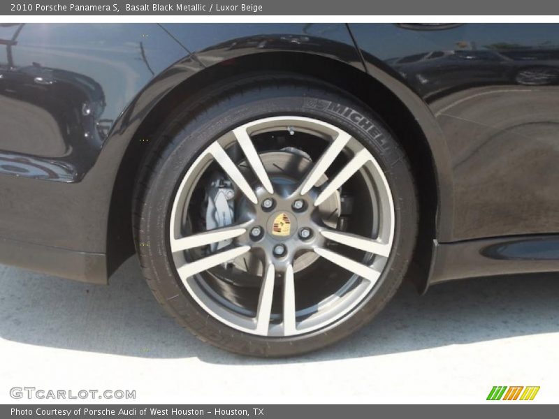 Basalt Black Metallic / Luxor Beige 2010 Porsche Panamera S