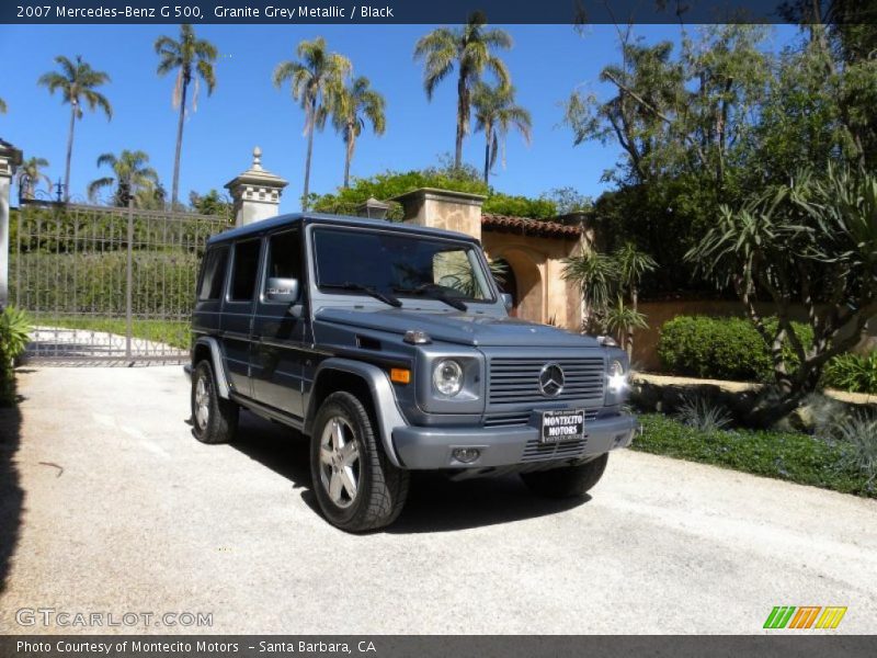 Granite Grey Metallic / Black 2007 Mercedes-Benz G 500