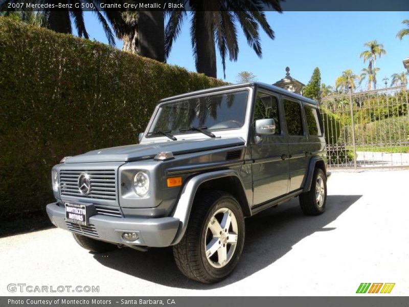 Granite Grey Metallic / Black 2007 Mercedes-Benz G 500