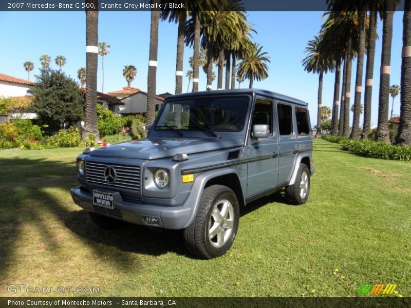 Granite Grey Metallic / Black 2007 Mercedes-Benz G 500