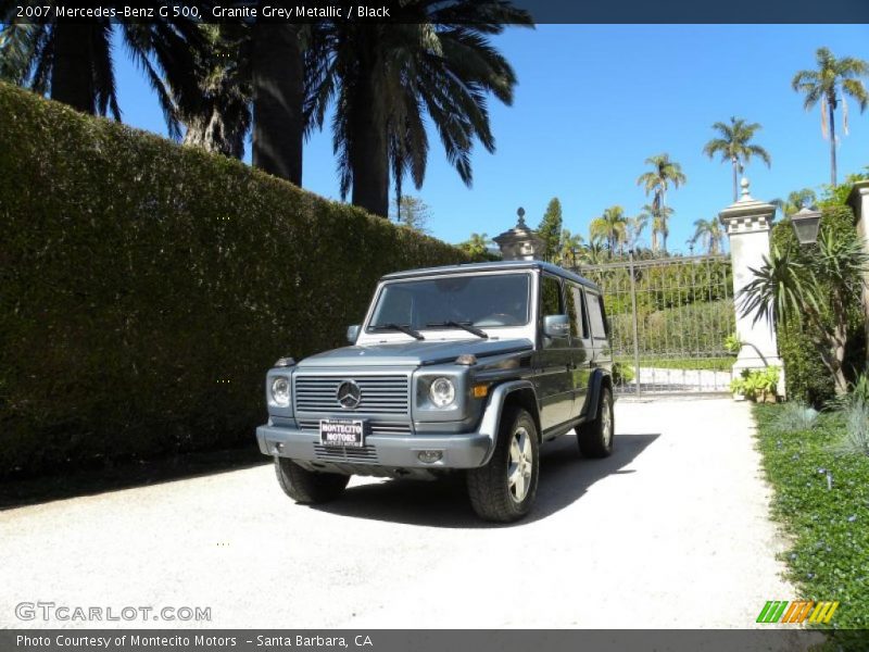 Granite Grey Metallic / Black 2007 Mercedes-Benz G 500