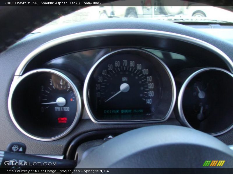 Smokin' Asphalt Black / Ebony Black 2005 Chevrolet SSR
