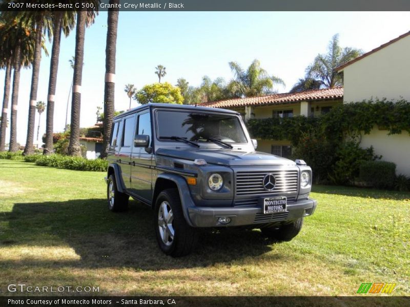 Granite Grey Metallic / Black 2007 Mercedes-Benz G 500