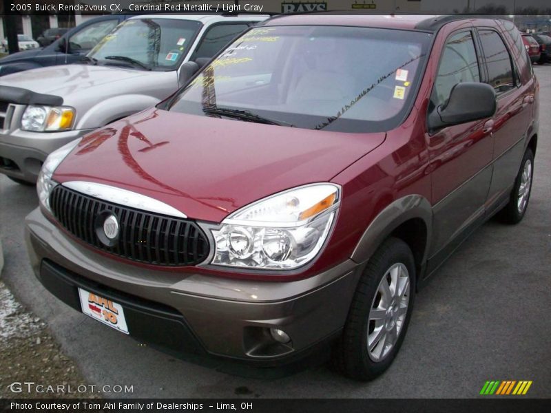 Cardinal Red Metallic / Light Gray 2005 Buick Rendezvous CX