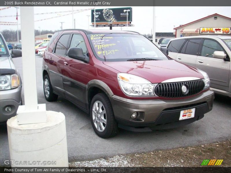 Cardinal Red Metallic / Light Gray 2005 Buick Rendezvous CX
