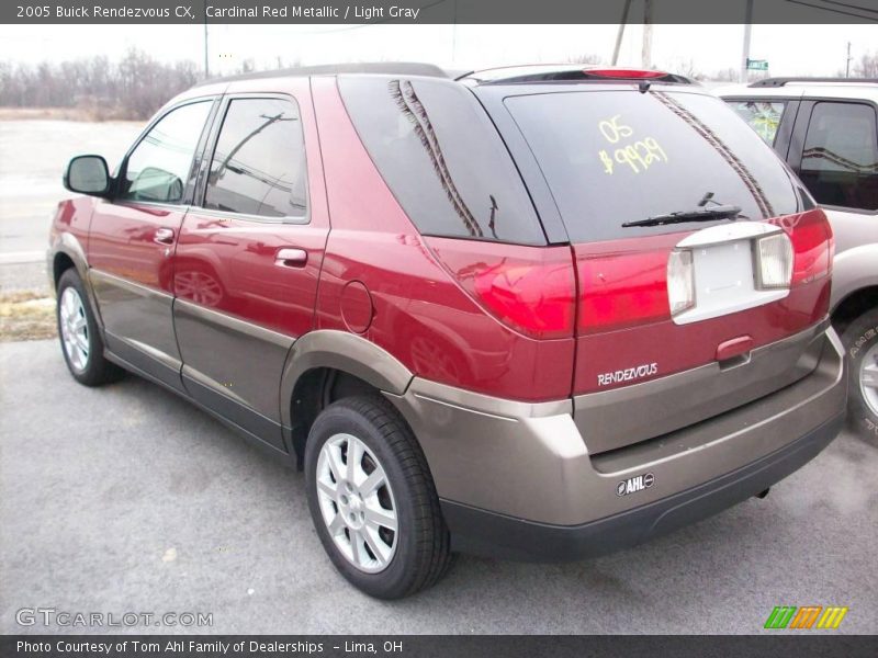 Cardinal Red Metallic / Light Gray 2005 Buick Rendezvous CX