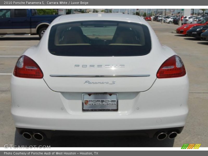 Carrara White / Luxor Beige 2010 Porsche Panamera S