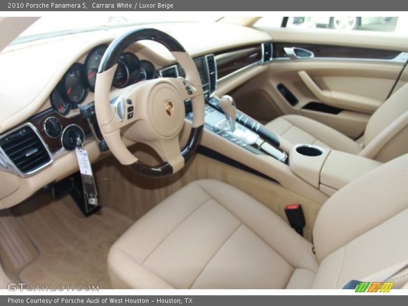 Carrara White / Luxor Beige 2010 Porsche Panamera S