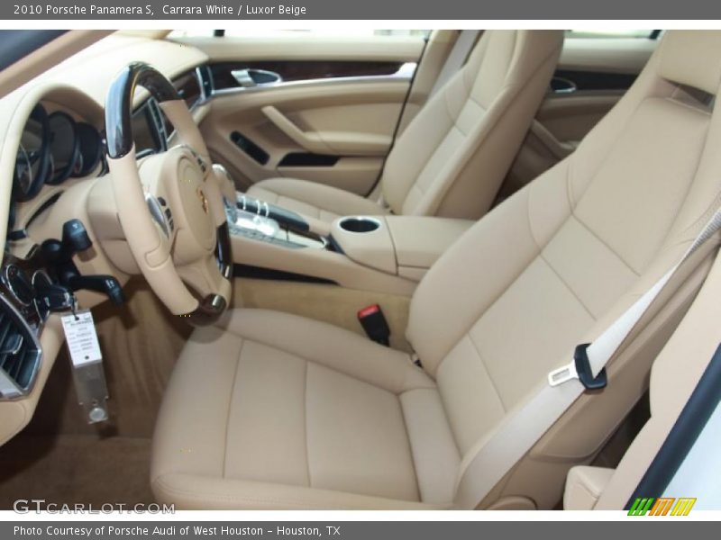 Carrara White / Luxor Beige 2010 Porsche Panamera S