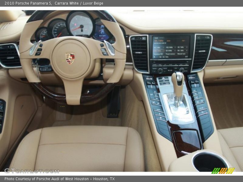 Carrara White / Luxor Beige 2010 Porsche Panamera S