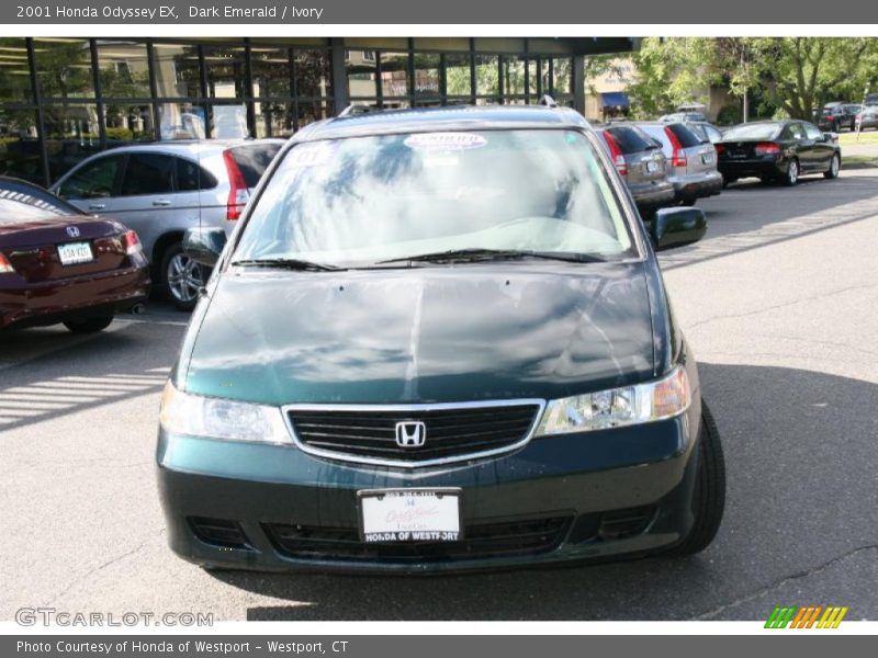 Dark Emerald / Ivory 2001 Honda Odyssey EX