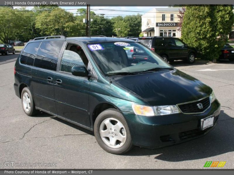 Dark Emerald / Ivory 2001 Honda Odyssey EX